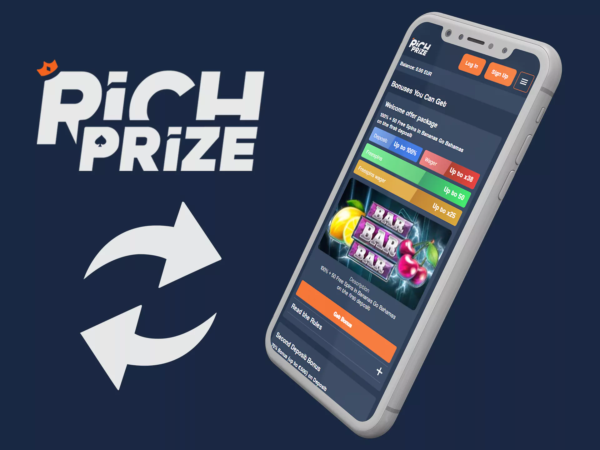 Check for updates for Richprize app.