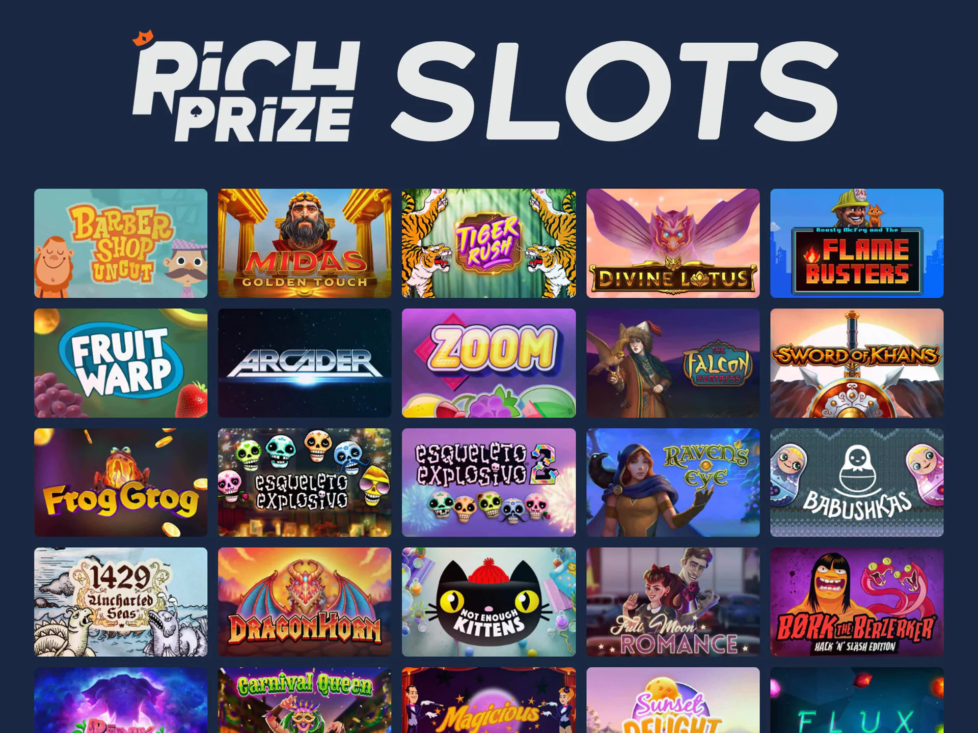 Check for best slots at Richprize.