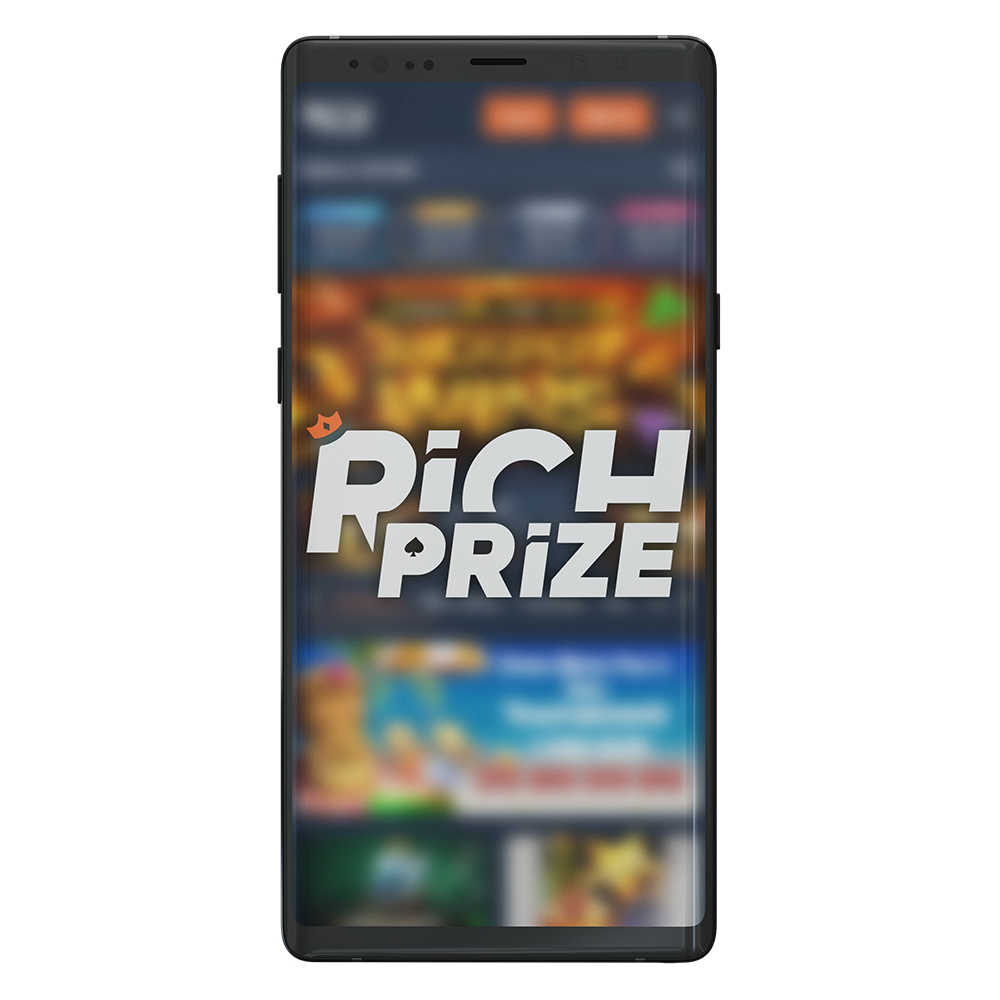 You can download Richprize app on any of your mobile devices.