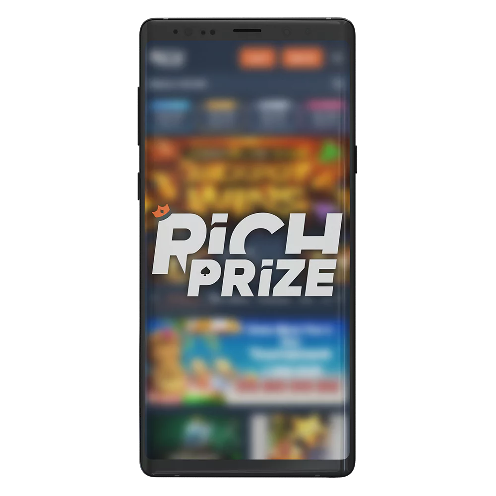 You can download Richprize app on any of your mobile devices.